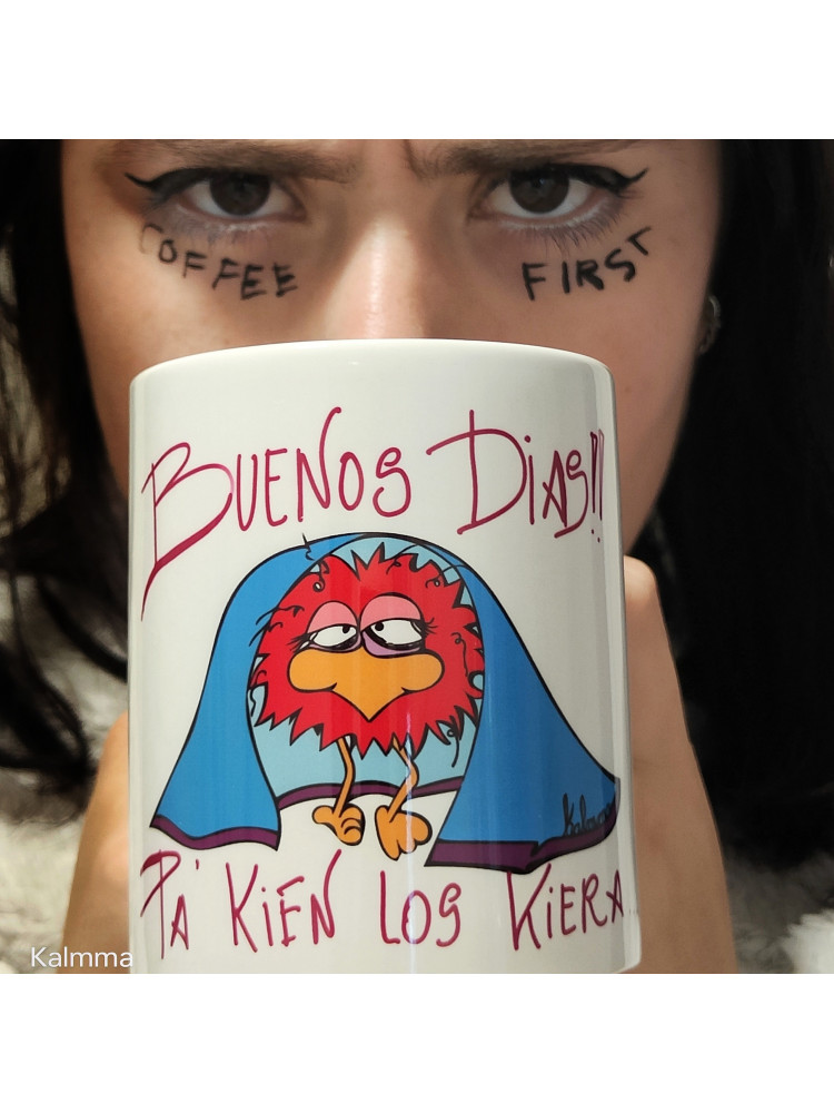 Tazas con mensajes Buenos días