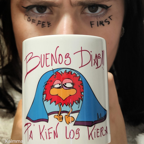 Tazas con mensajes Buenos días